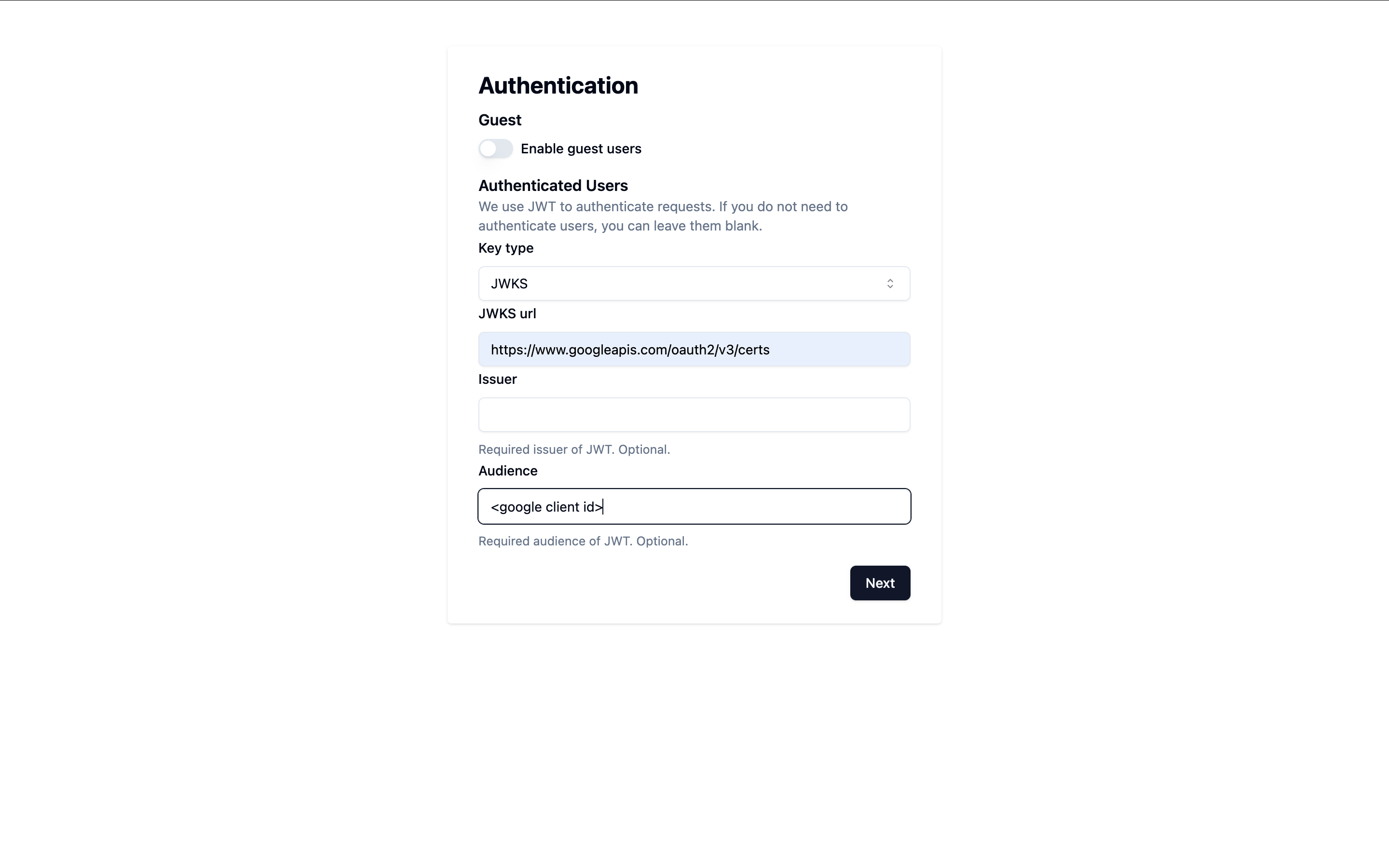 ServerlessAI authentication setup